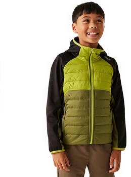 Regatta Kielder Hybrid IX Jacke Kinder grün