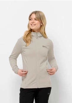 Jack Wolfskin Baiselberg Hooded FZ Fleecejacke beige grey seal