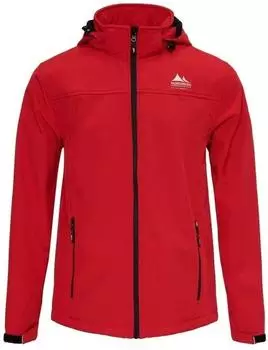 Nordberg Eldgrim Softshell Outdoor Sommerjacke rot