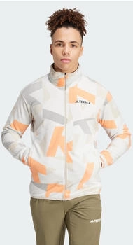 Adidas Terrex Multi Printed Fleecejacke grey one amber tint