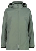 CMP 34K0086D_E621, CMP Long Zip Hood Detachable Inner Damen Jacke, gr&uuml;n, Gr. 40