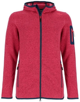 Blue Wave Strickfleecejacke Lotte pink melange