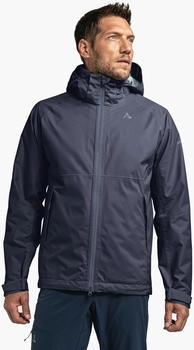 Schöffel Easy XT Regenjacke 2-Wege-Stretch winddicht atmungsaktiv navyblau