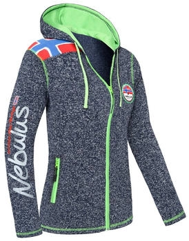 Nebulus Fleecejacke NORSKA navy meliert