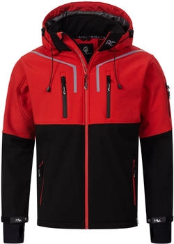 Rock Creek Softshelljacke Regular Fit rot