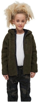 Brandit Teddyfleecejacke Kapuze olive