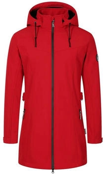 Blue Wave Softshellmantel Martje rot Fleecefutter abnehmbare Kapuze