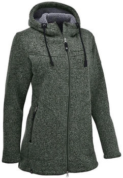 Maul Sport Wilde Kaiserin Strickfleece Mantel Kap dark green