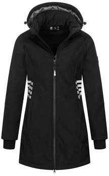 Arctic Seven Softshelljacke ASGiuliana abnehmbarer Kapuze schwarz
