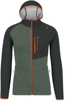 KARPOS Camoscio Full Zip Hoodie thyme schwarz sand 024