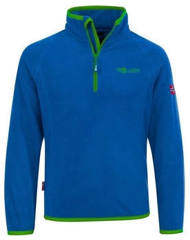Trollkids Fleecepullover 'Nordland' blau