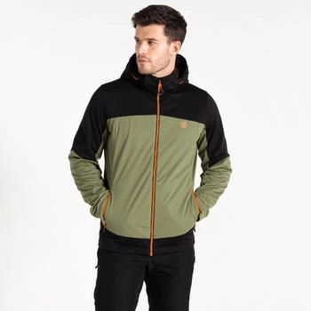 Dare2b Mountaineer Softshelljacke olivgrün schwarz DML565-1A9