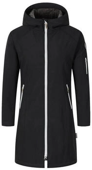 Blue Wave Softshellparka Mareike schwarz blau Fleece-Futter