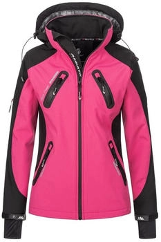 Rock Creek Outdoorjacke pink schwarz