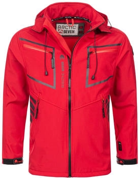 Arctic Seven Funktionsjacke rot schwarz