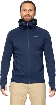 Bergans Herren Rabot Merino Tech Hoodie Jacke (3356) navy blue