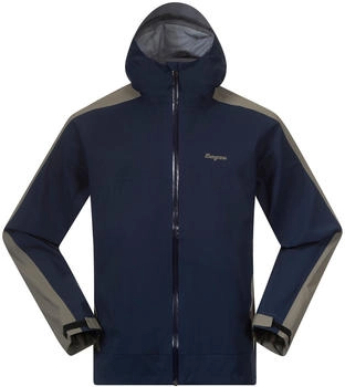Bergans Herren Vaagaa Allround 3L Shell Jacke (3174) navy blue/greenmud