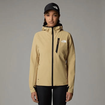 The North Face Mountain Athletics Softshell-jacke Damen Khaki Stone