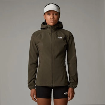 The North Face Nimble Kapuzenjacke Damen New Taupe Green