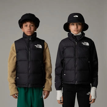 The North Face 1996 Retro Nuptse Weste Jugendliche Tnf Black