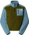 The North Face Yumiori Fleecejacke Mit 1/4-langem Rv Damen Forest Olive-shallow Blue-tnf Black