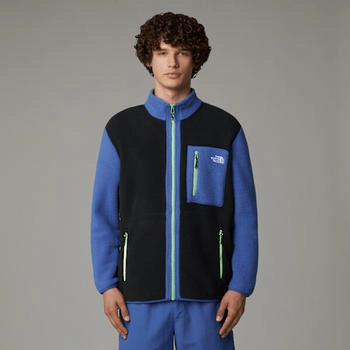 The North Face Yumiori Fleecejacke Mit Durchgehendem Rv Herren Tnf Black-indigo Plum-meta Lime