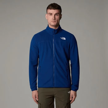 The North Face 100 Glacier Fleece Full Zip estate blue