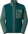 The North Face Yumiori Fleecejacke Mit Durchgehendem Rv Herren Deep Nori-duck Green-tnf Black