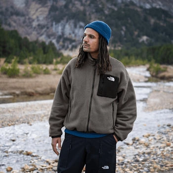 The North Face Yumiori Wendbare Fleecejacke Herren Tnf Black-smoked Pearl