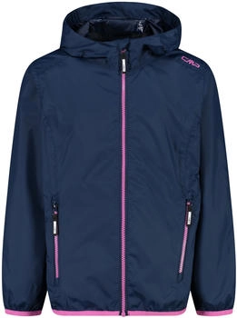 CMP Girls Jacket Kid G Jacket Rain Fix Hood 32x5795 M926 176 Blue)