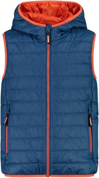 CMP Boy Kid Vest Fix Hood (35z5184-L951) ocean