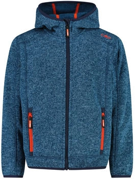 CMP Boys Fleece Jacket Fix Hood (3h60844-14lt