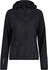 schwarz: CMP Run Jacket Woman Fix Hood (34x6966)