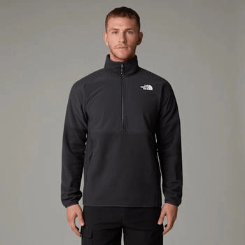 The North Face Men's Glacier Heavyweight 1/2 Zip Asphalt Grey-Asphalt Grey-TNF Black