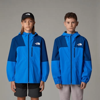 The North Face Klein Verpackbare Wander-shelljacke Jugendliche Hero Blue-estate Blue