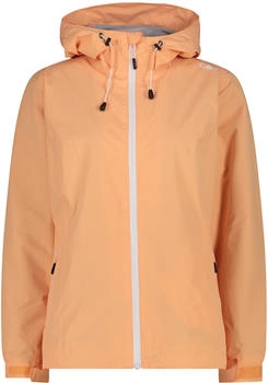 CMP Woman Rain Jacket Fix Hood (39x6636-C520) salmone