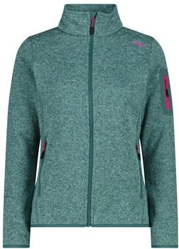 CMP Jacket Knitted Melange Fleece Jacket (3h14746-12et) agave-opale