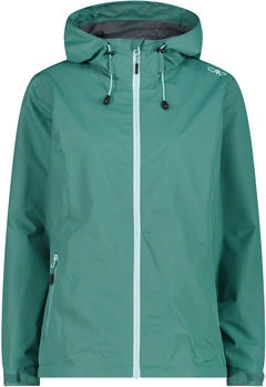 CMP Woman Rain Jacket Fixed Hood (39X6636) agave