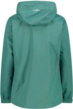 CMP Woman Rain Jacket Fixed Hood (39X6636) agave – CMP Woman Rain Jacket mit fester Kapuze