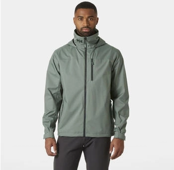 Helly Hansen Crew Hooded Sailing Jacket 2.0 (34443) grey cactus