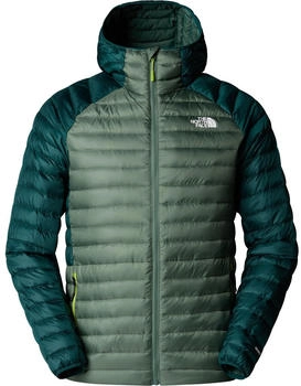 The North Face Men's Bettaforca Down Hooded Jacket (87GX) duck green/deep nori