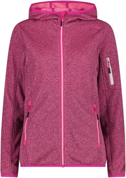 CMP Fleece Jacket Woman Fix Hood (30h5856-13ct) festival-bubblegum