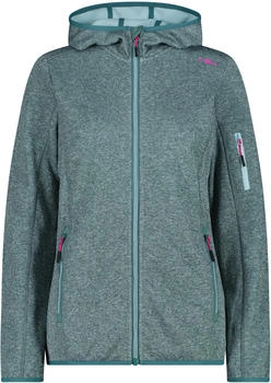 CMP Fleece Jacket Woman Fix Hood (30h5856-21et) agave-opale