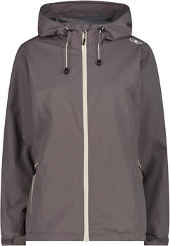CMP Woman Rain Jacket Fix Hood (39x6636-Q955) terra