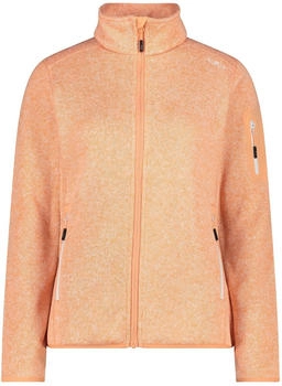CMP Jacket Knitted Melange Fleece Jacket (3h14746-03ct) salmone-bianco
