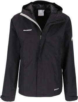 Mammut Treeline Light Hardshell Hooded Jacket Men (1010-31510) black – Gore-Tex hält trocken bei stundenlangen Wanderungen