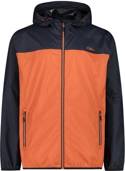 CMP Rain Jacket Man Jacket Rain Fix Hood (32x5807-C511) ruggine