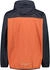 CMP Rain Jacket Man Jacket Rain Fix Hood (32x5807-C511) ruggine