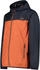 CMP Rain Jacket Man Jacket Rain Fix Hood (32x5807-C511) ruggine