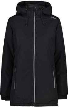 CMP Woman Jacket Long Fix Hood (32z1396-U901) nero